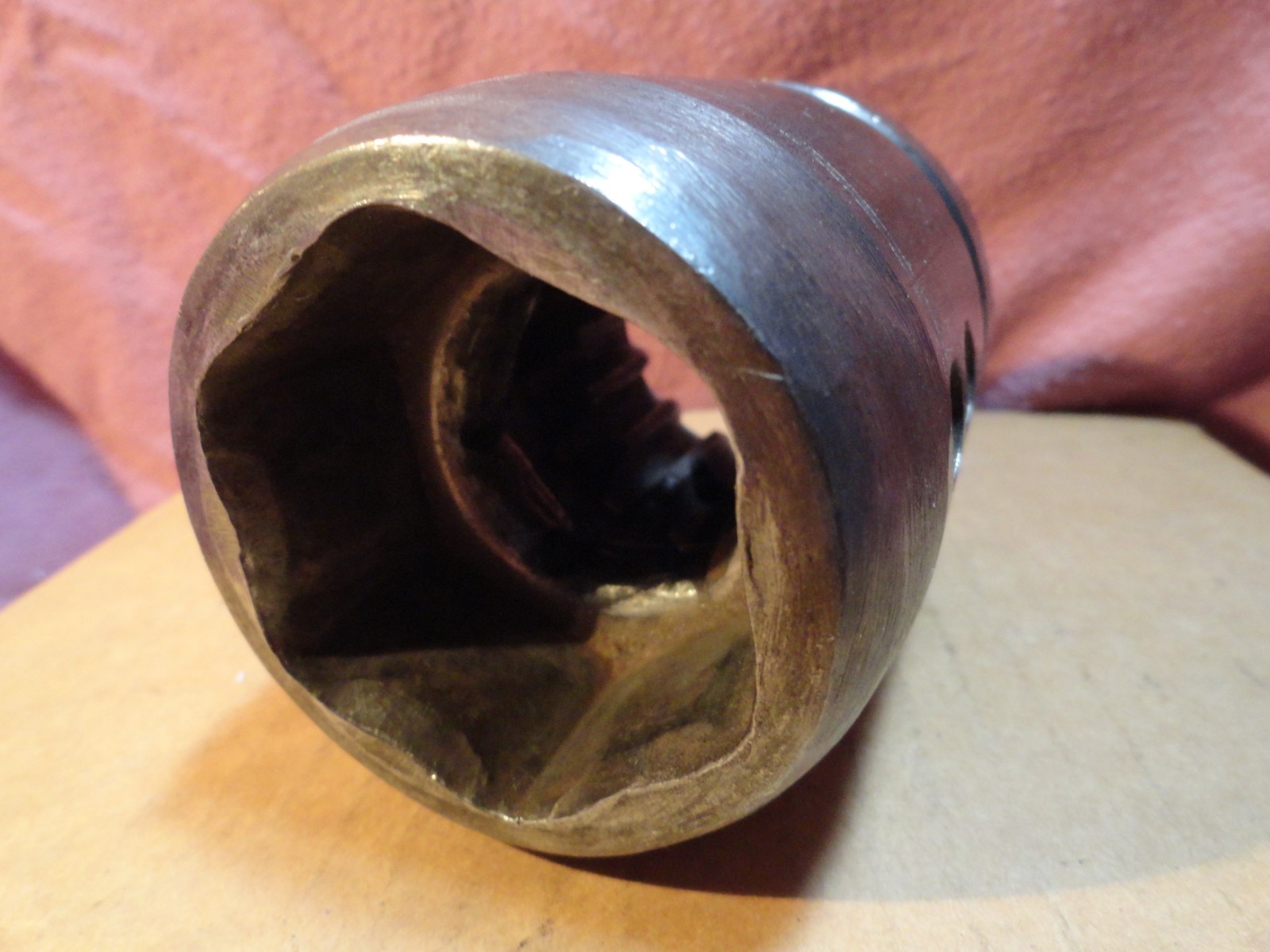 SNAP-ON SPLINE DRIVE IMPACT SOCKET 1-1/2″ USED 6PT IMS-487 FAST SHIP