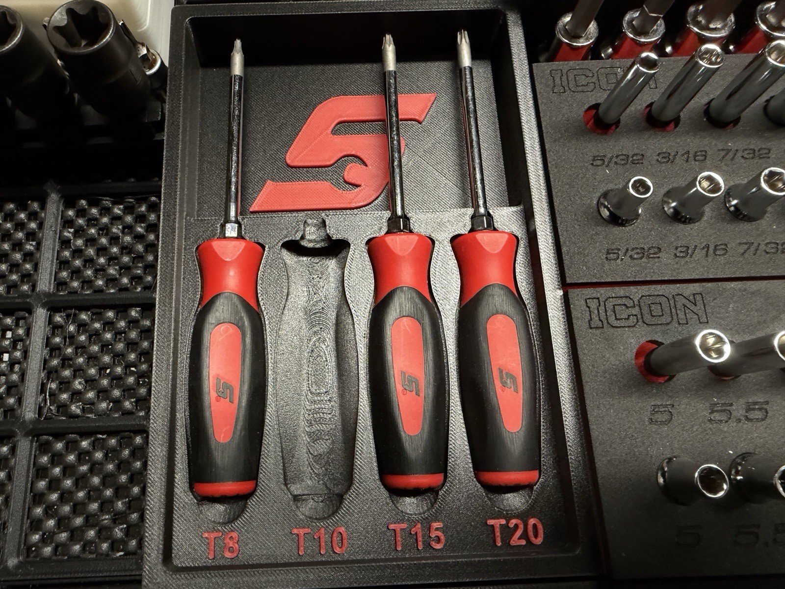 Replacement Snap On Tool Tray For Soft Grip Mini TORX Screwdriver Set SGTX40B