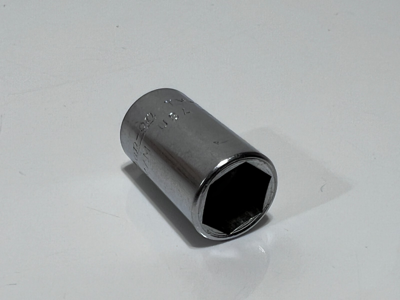 Vintage Snap-On Tools USA TM-9M (TMM9) 9mm Shallow Socket 1/4” Drive 6 Point