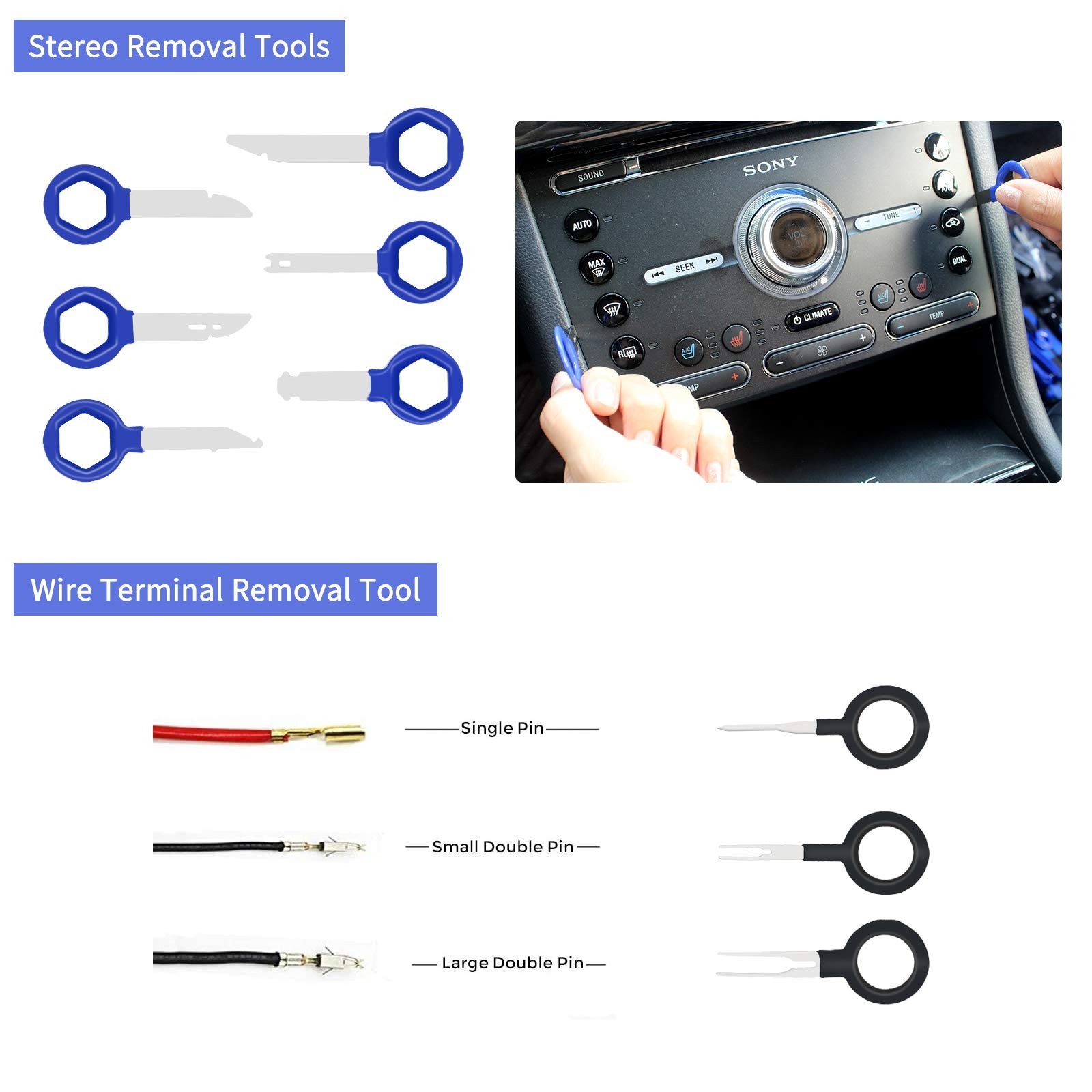 200PCS Trim Removal Tool Kit – Auto Panel Fastener & Clip Pliers Set for Cars