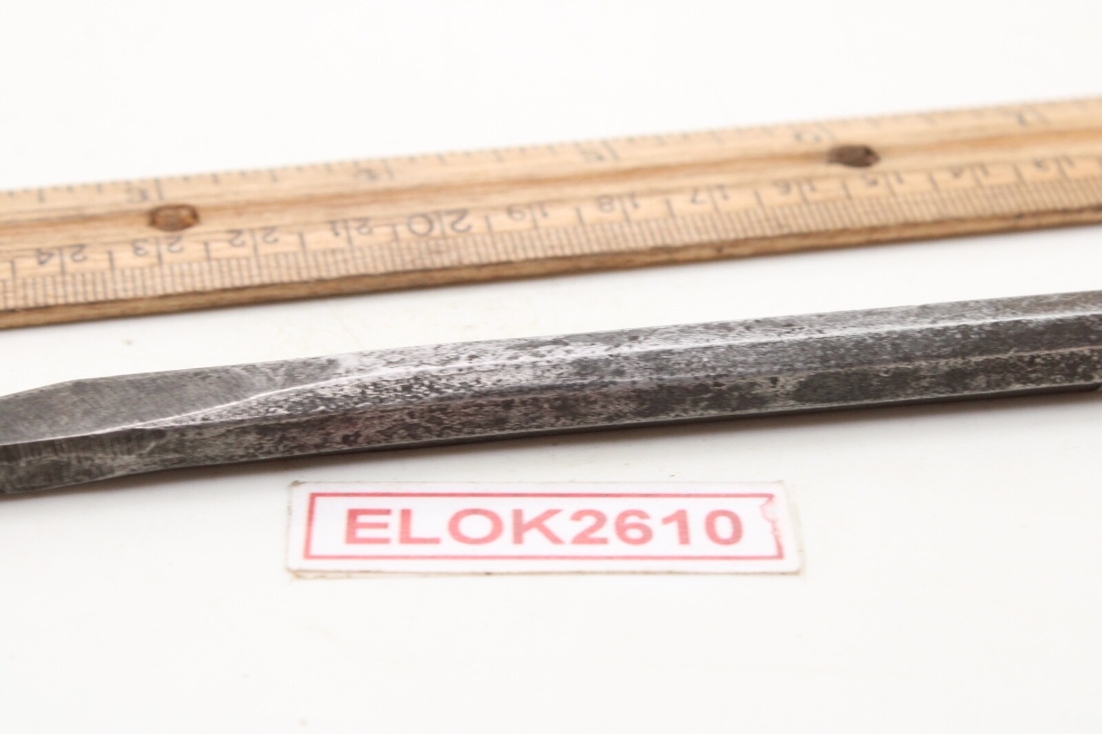 Unbranded 1/4″ Curved Tip Cold Chisel 6″ Long Hex Shank