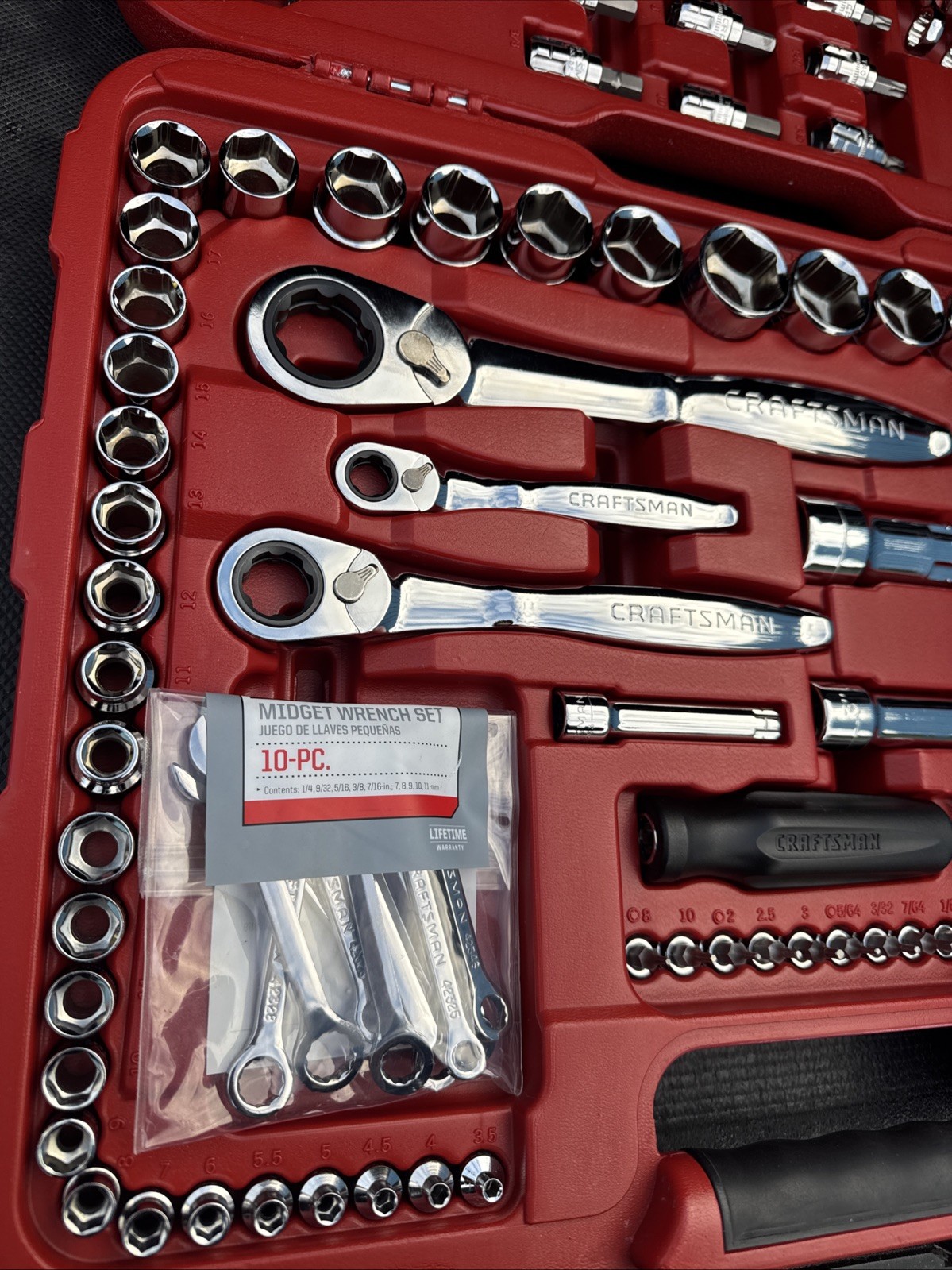 Sexy Sears Craftsman Nos 131pc Super Max Axess Pass Thru Socket Set Rare 40131