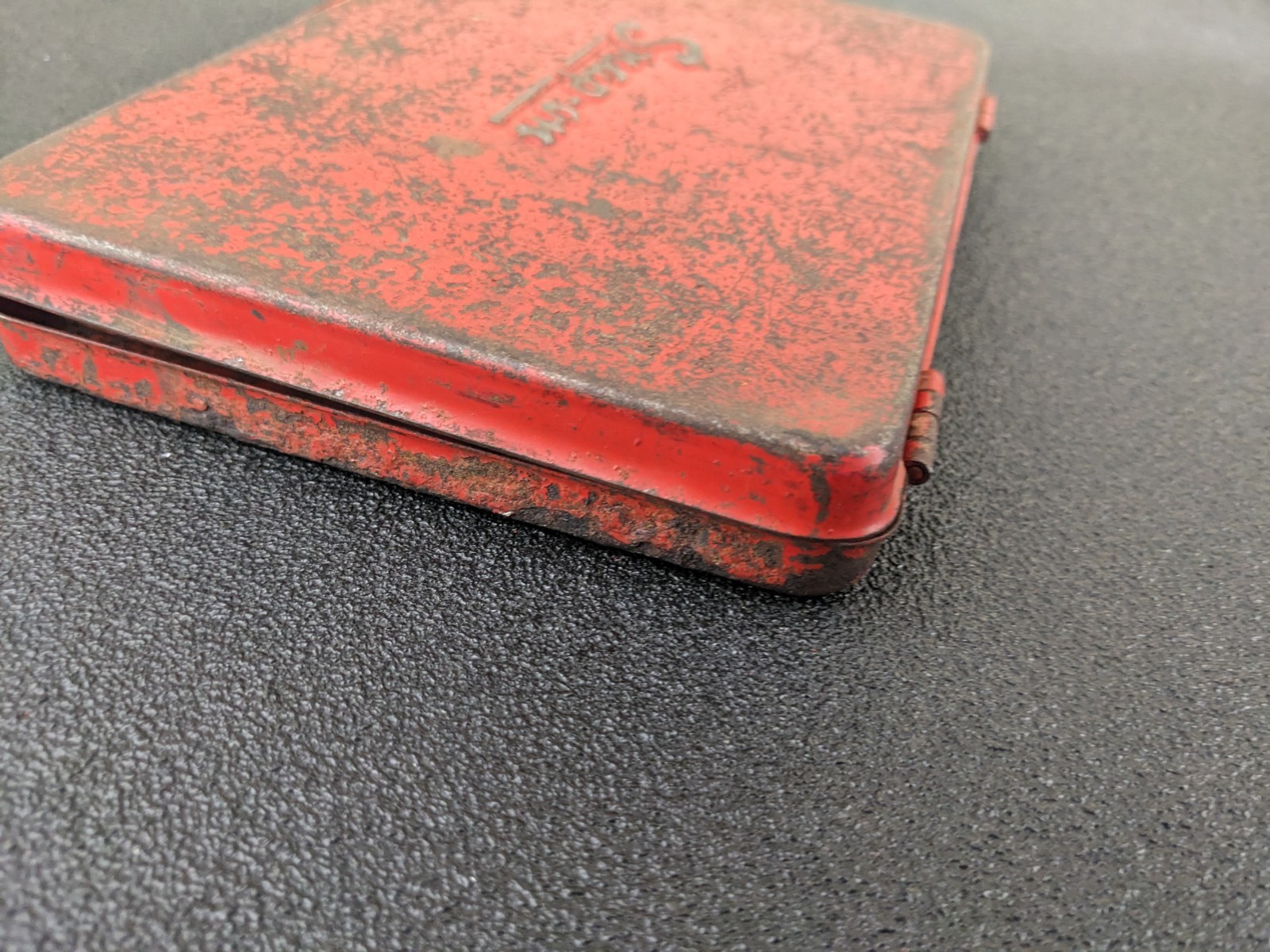 #bp277 Snap On KRA-275 Tool Box Red Metal Case for 1/4″ Drive Socket Set