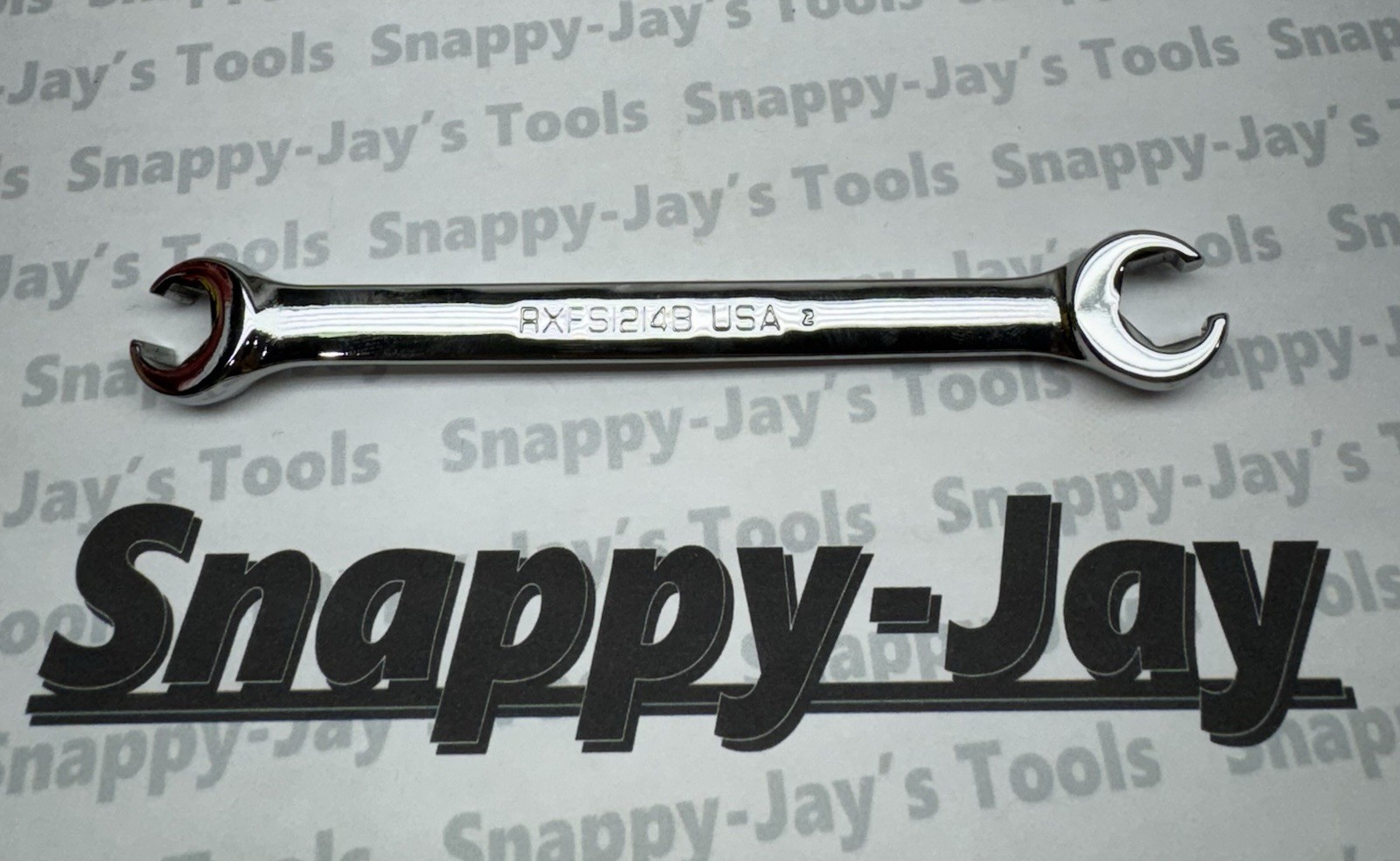 Snap-on Tools USA NEW 3/8” – 7/16” SAE Double End Flare Nut Wrench RXFS1214B