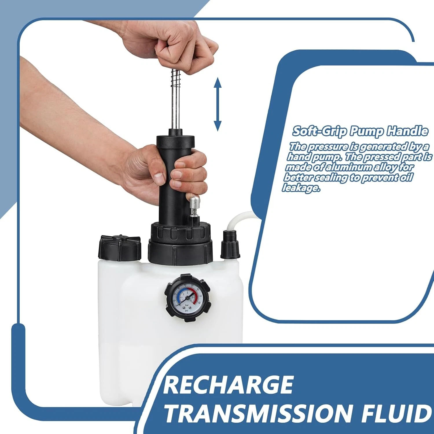 ATF Fluid Exchange Tool Kit, 3L Manual Transmission Pump for Auto Service
