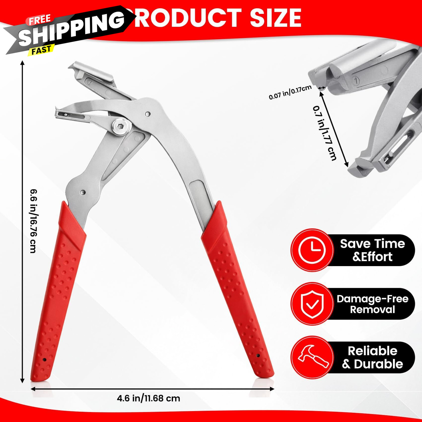 Car Clip Pliers, Panel Removal Tool, Professional Auto 1 Pc