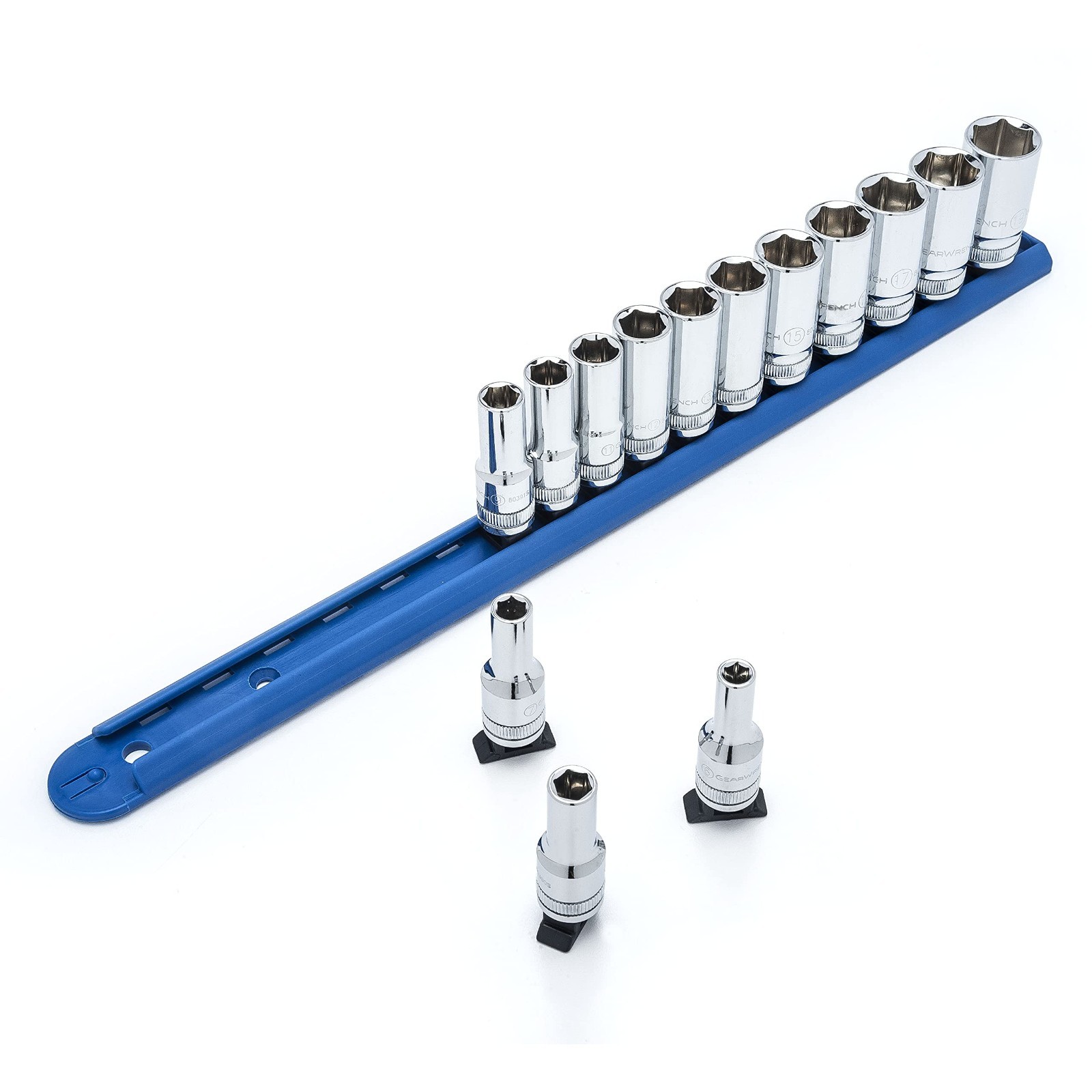 14-Piece 3/8″ Drive Mid Length Metric Socket Set – 6 Point, Durable & Versatile