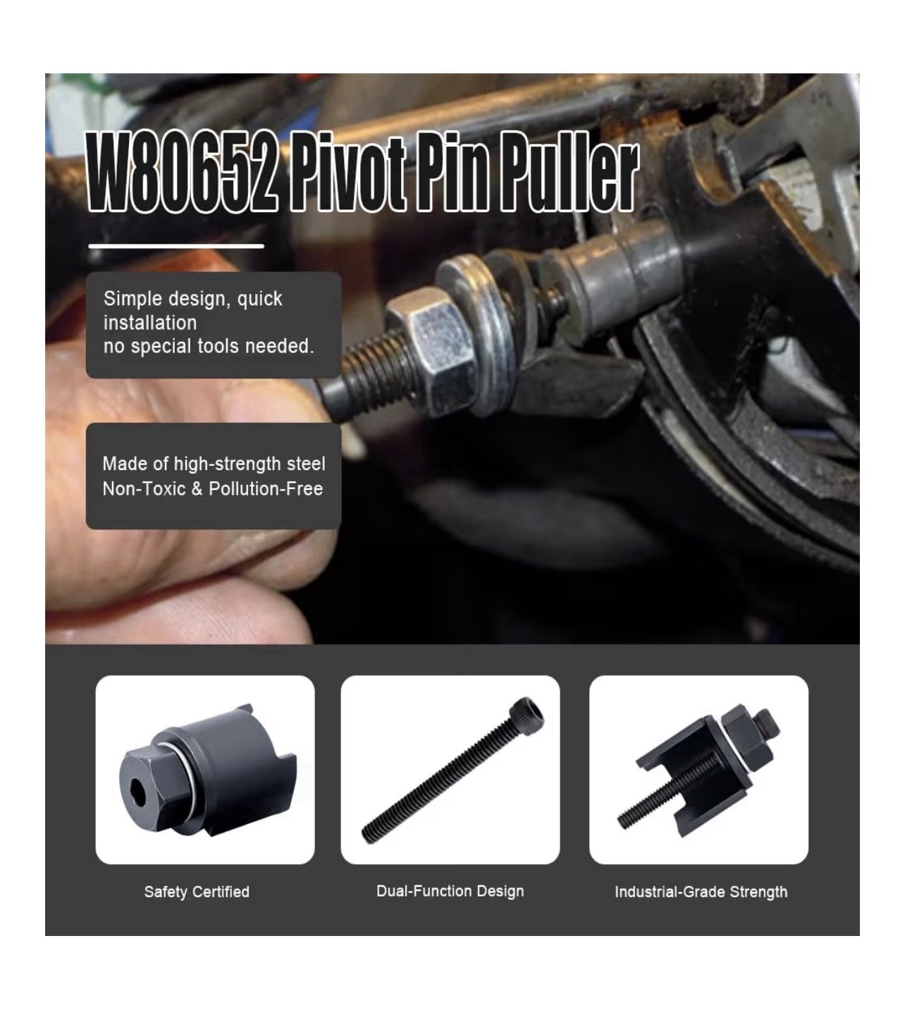 Steering Wheel Pin Puller Remover Extractor
