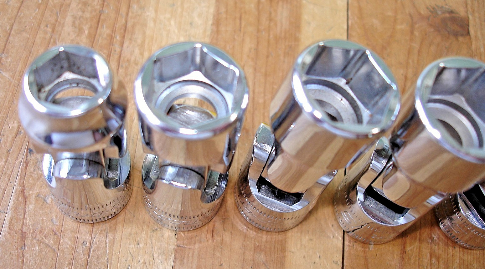 5 NEW SNAP-ON 3/8″ DRIVE METRIC SWIVEL SOCKETS MECHANICS TOOLS 10-13-14-15-17 US