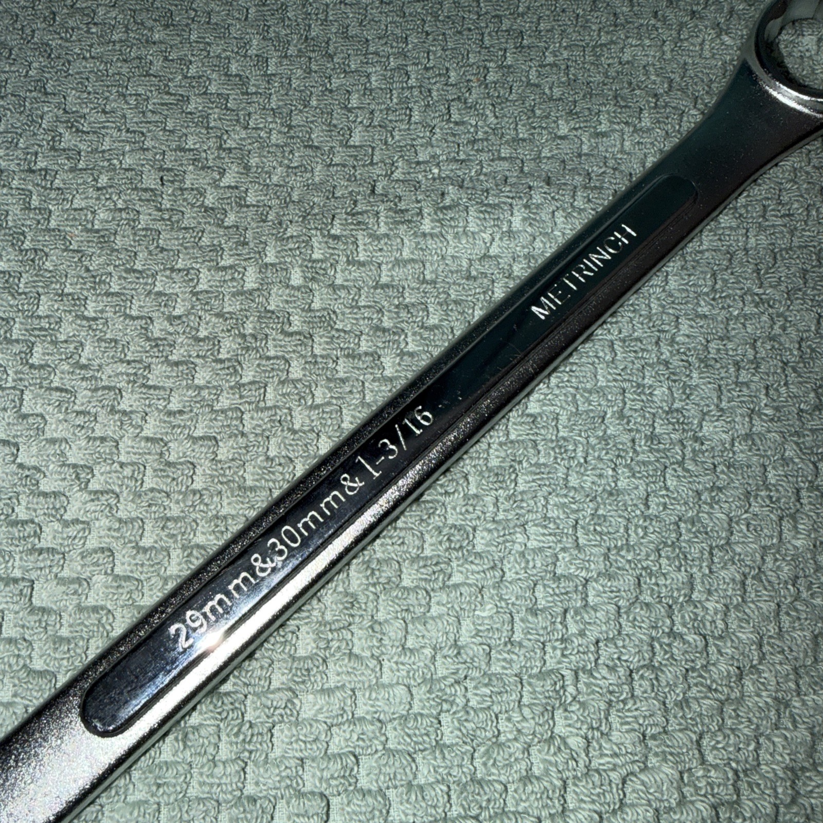 Metrinch 29mm & 30mm + 1-3/16 | Chrome Vanadium Combination Wrench