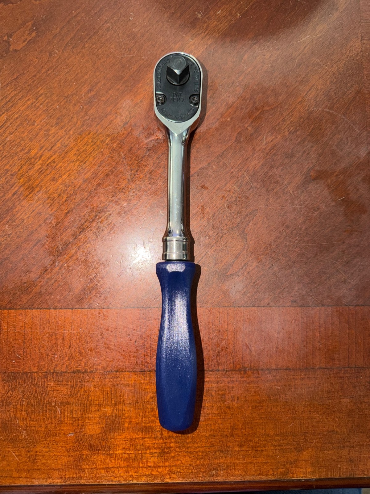 Snap On fhld80 3/8 Drive Navy Blue long hard handle ratchet new