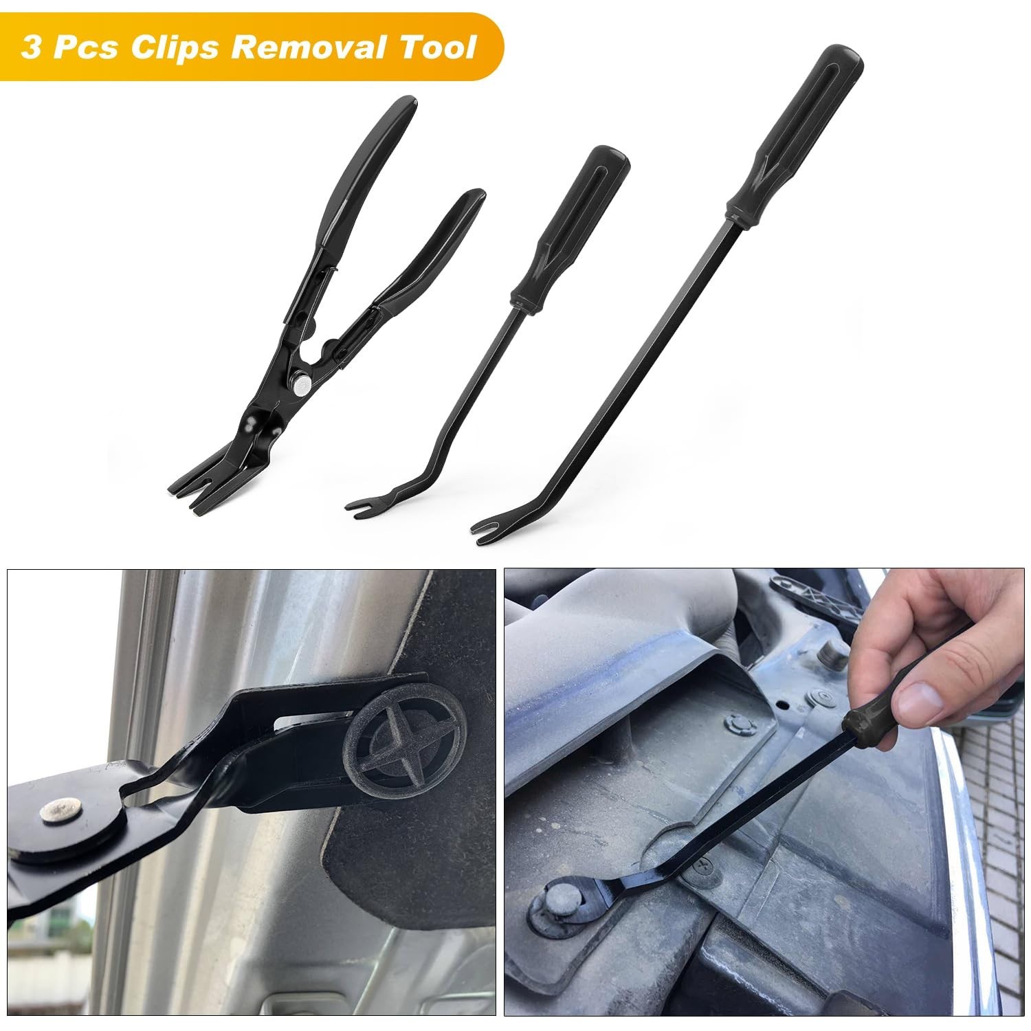 19Pcs Trim Removal Tool Set – Automotive Plastic Panel & Upholstery Tools with B