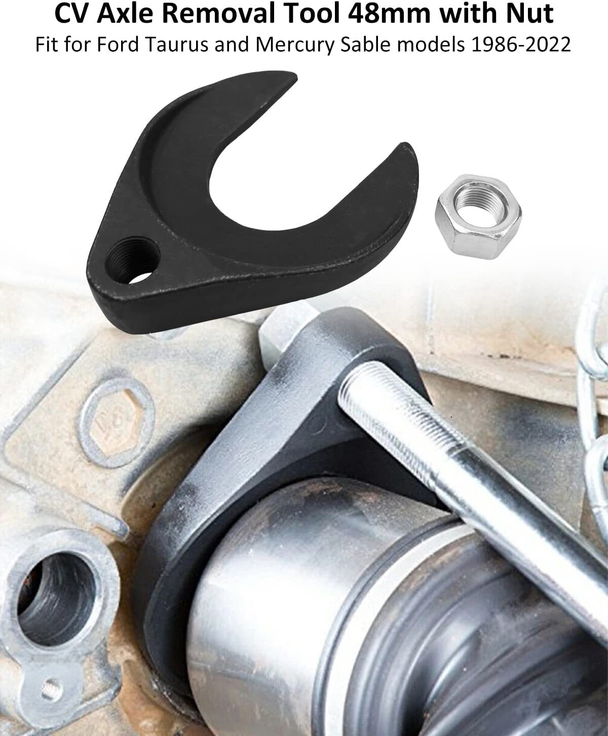 CV Axle Removal Tool Axle Puller 5/8″-18 Drive Adapter Ford Taurus/Mercury