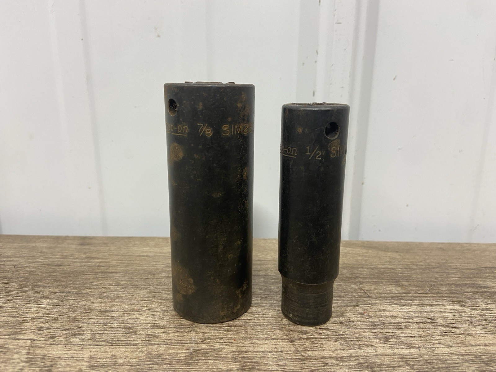 Snap On 2pc 1/2″ Drive 6PT SAE Deep Impact Socket SIM280,SIM160 Made In USA 🇺🇸