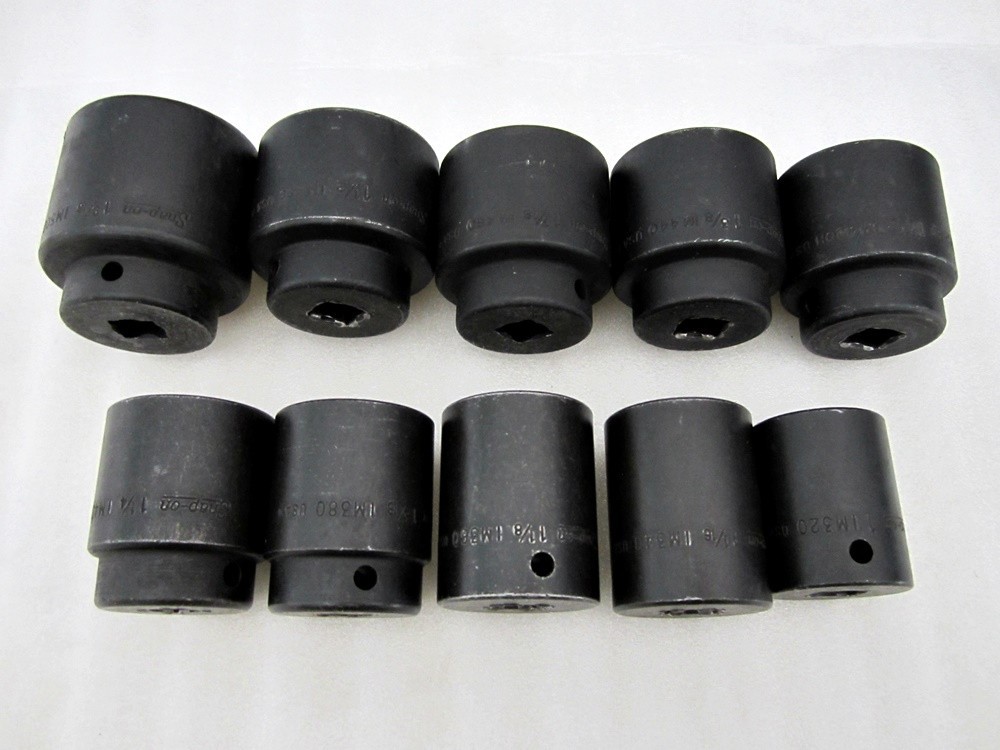 Snap-on 1/2″ Drive 10pc SAE 6pt Impact Socket Set 1″ to 1-9/16″ 309IMADDON USA