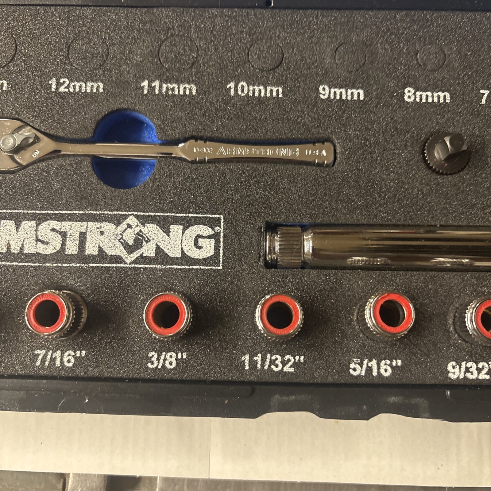 Armstrong Drive Pc Eliminator Ratchet System SAE Mechanic Set