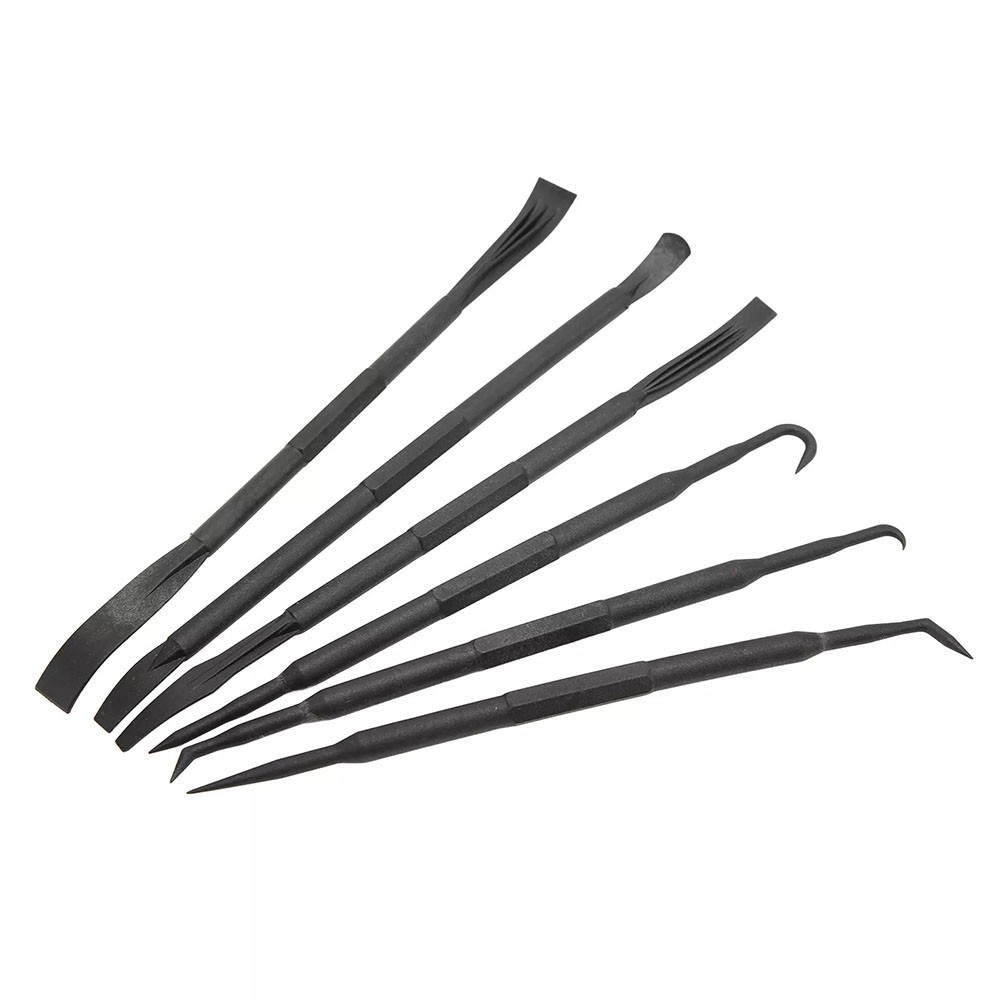 Sturdy 6pcs Prying Tool Set Designed to Reach Tight Spaces Effectively