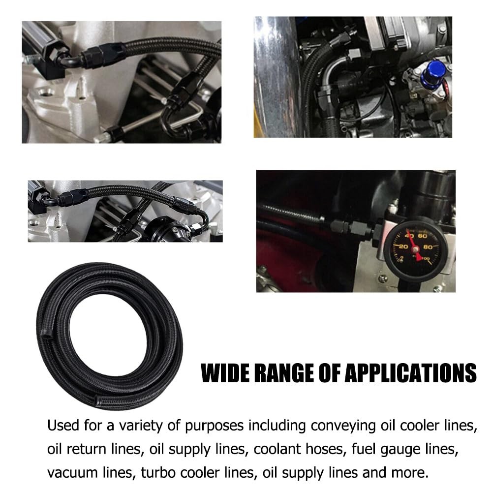 Universal 4AN/6AN/8AN/10AN Fuel Line CPE Fuel Hose 3/10/16/2…