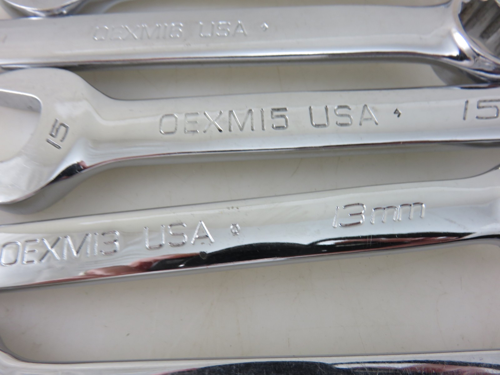 Snap-On OEXM SHORT Metric Combination Wrench 6mm-19mm 12pc Set Made In USA