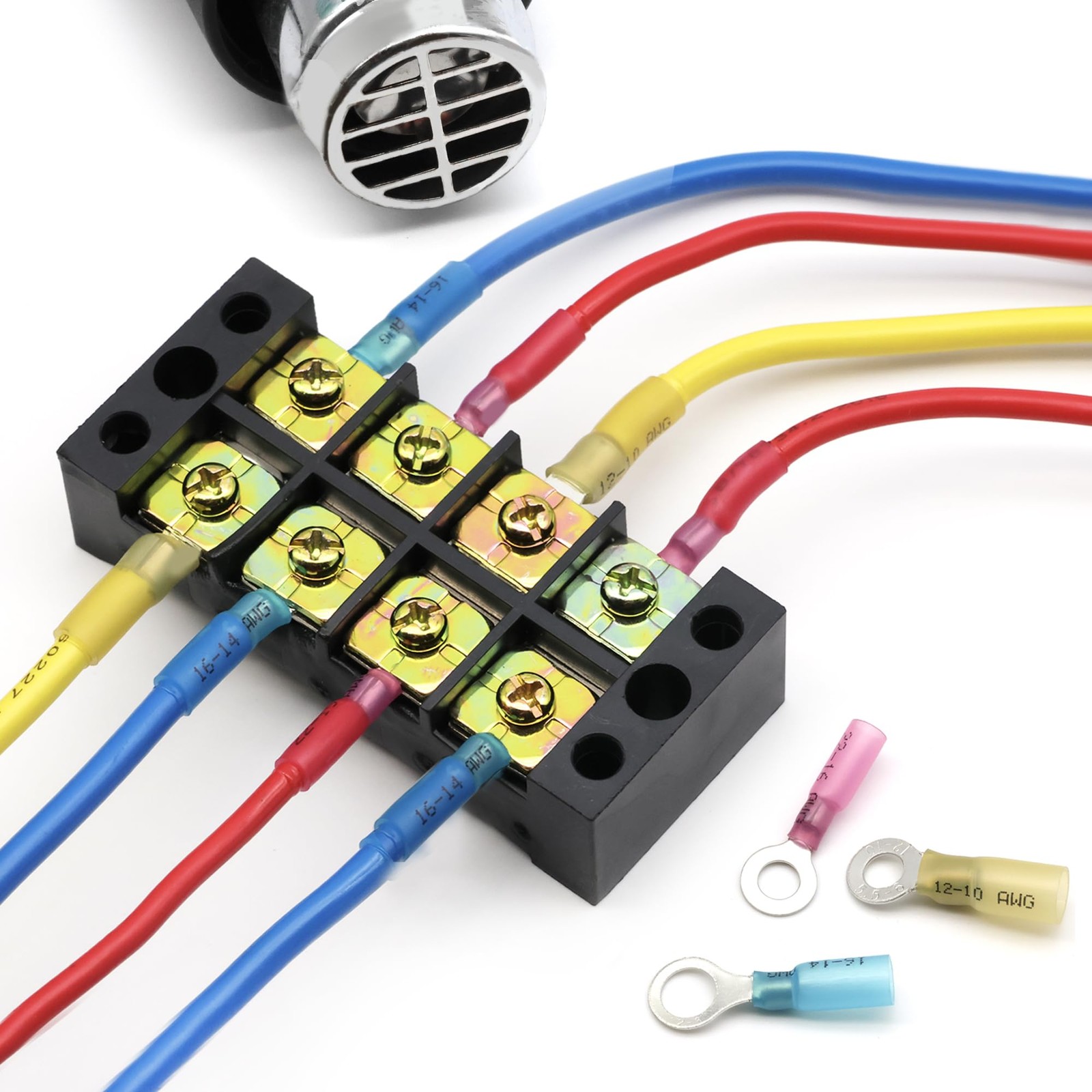 Heat Shrink Wire Connectors, Electrical Kit, 90 Piece, for Marine Automotive Verdra…