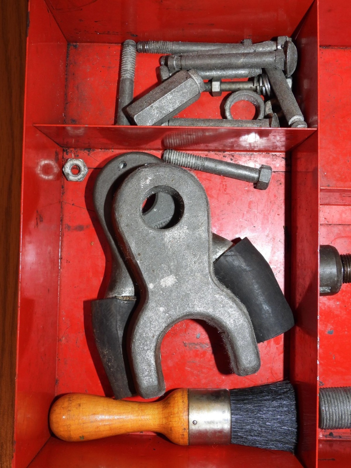 Vintage Snap On Universal Steering Wheel Puller Set With Red Case CG-60-F