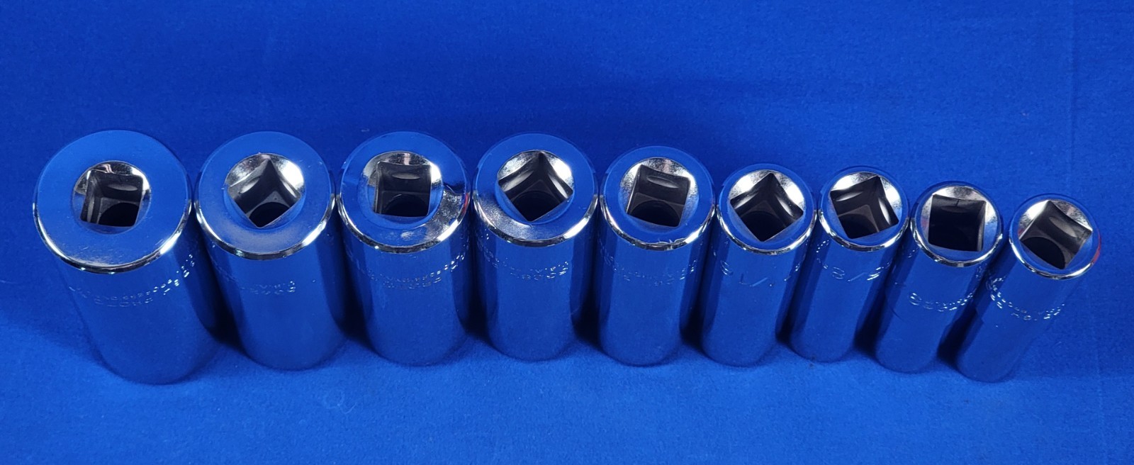 Stanley Proto 26 PC 6 Point 1/2″ Drive SAE Socket Set w/ J5467 1/2″ Breaker Bar