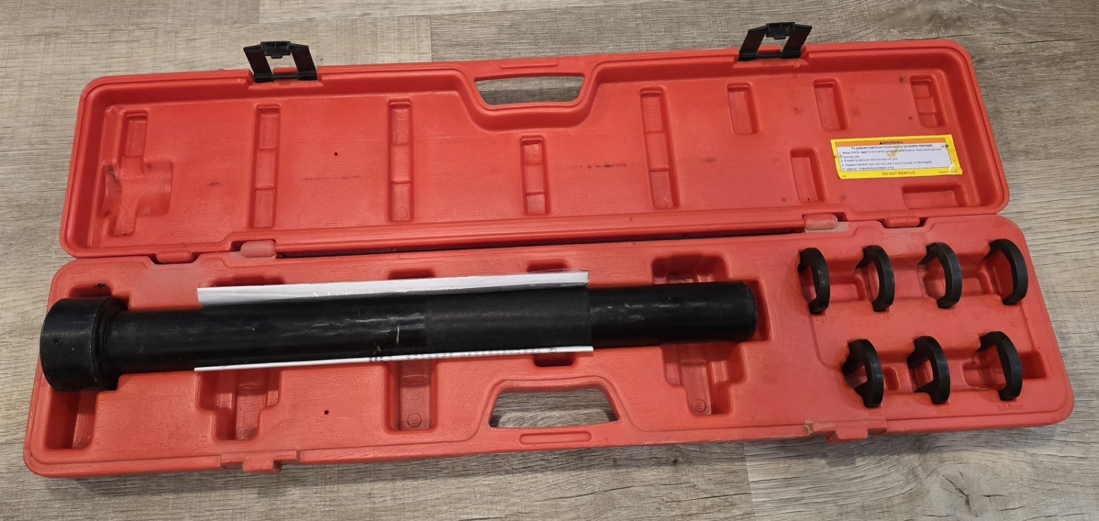 U.S. General Inner Tie Rod Tool, Model 96558, in Red Hard Case