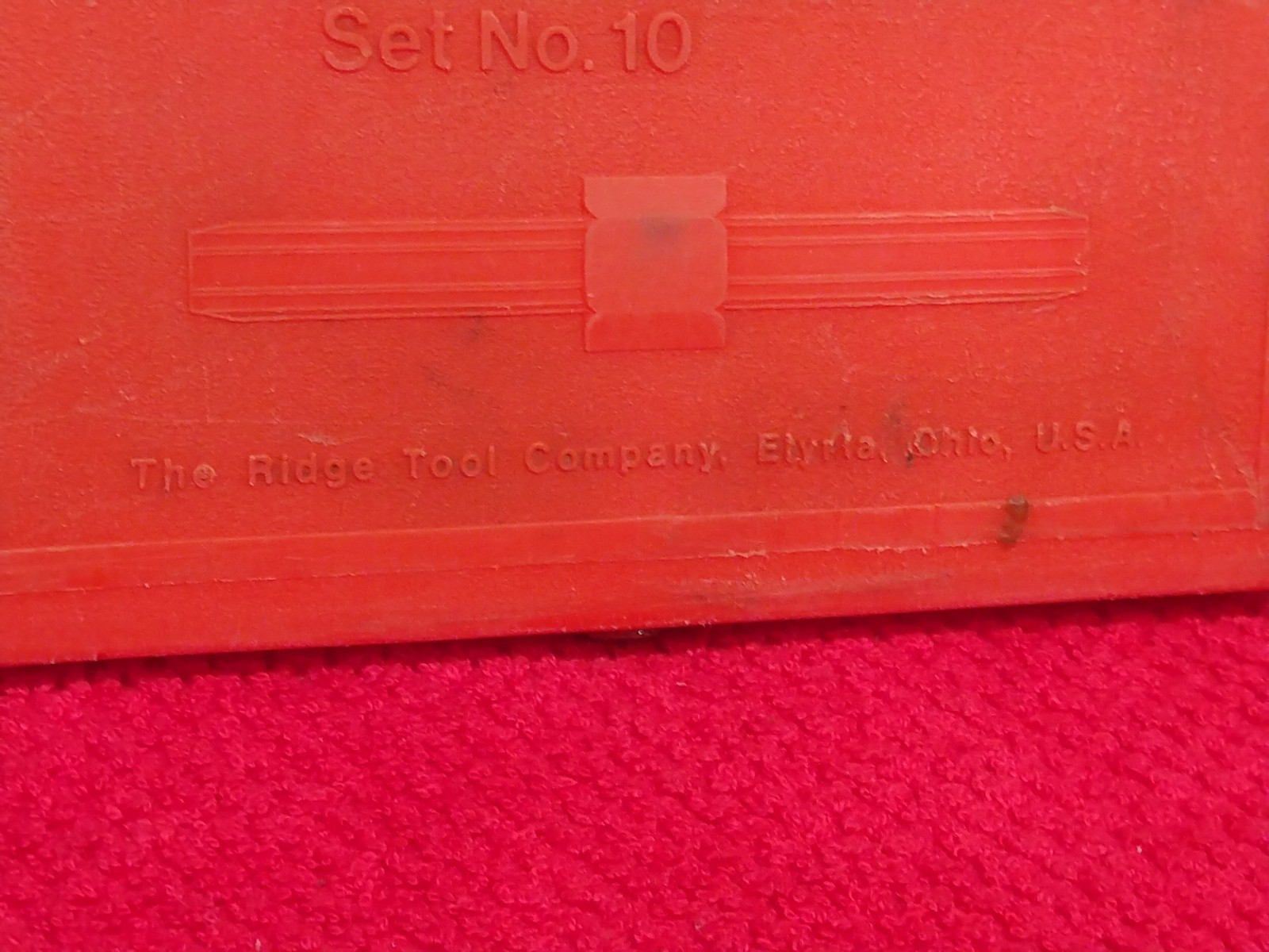 Vtg Ridgid Screw Extractor Set No. 10 (Missing Pieces)