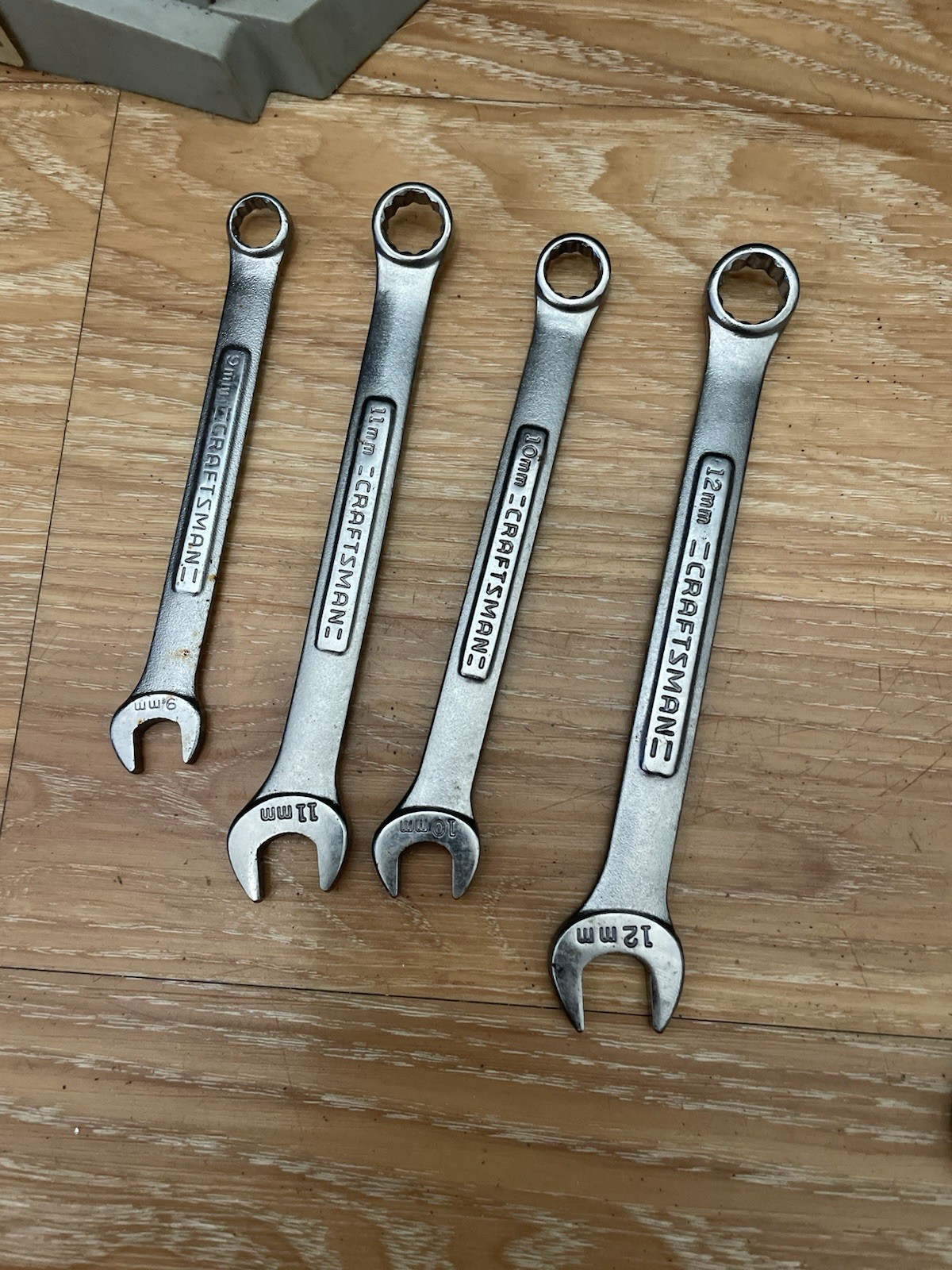 Craftsman 8 Piece 12 Point Combination Metric Box End Wrench Set Free Shipping