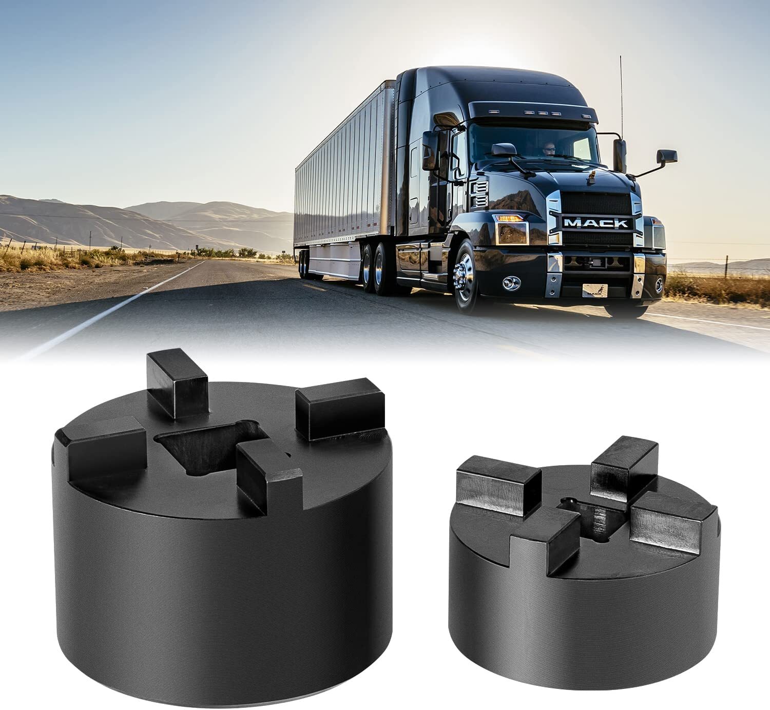 Truck King Pin Socket Cap Removal Tool Kit For Mack 10500, 12000, 16000, 18000