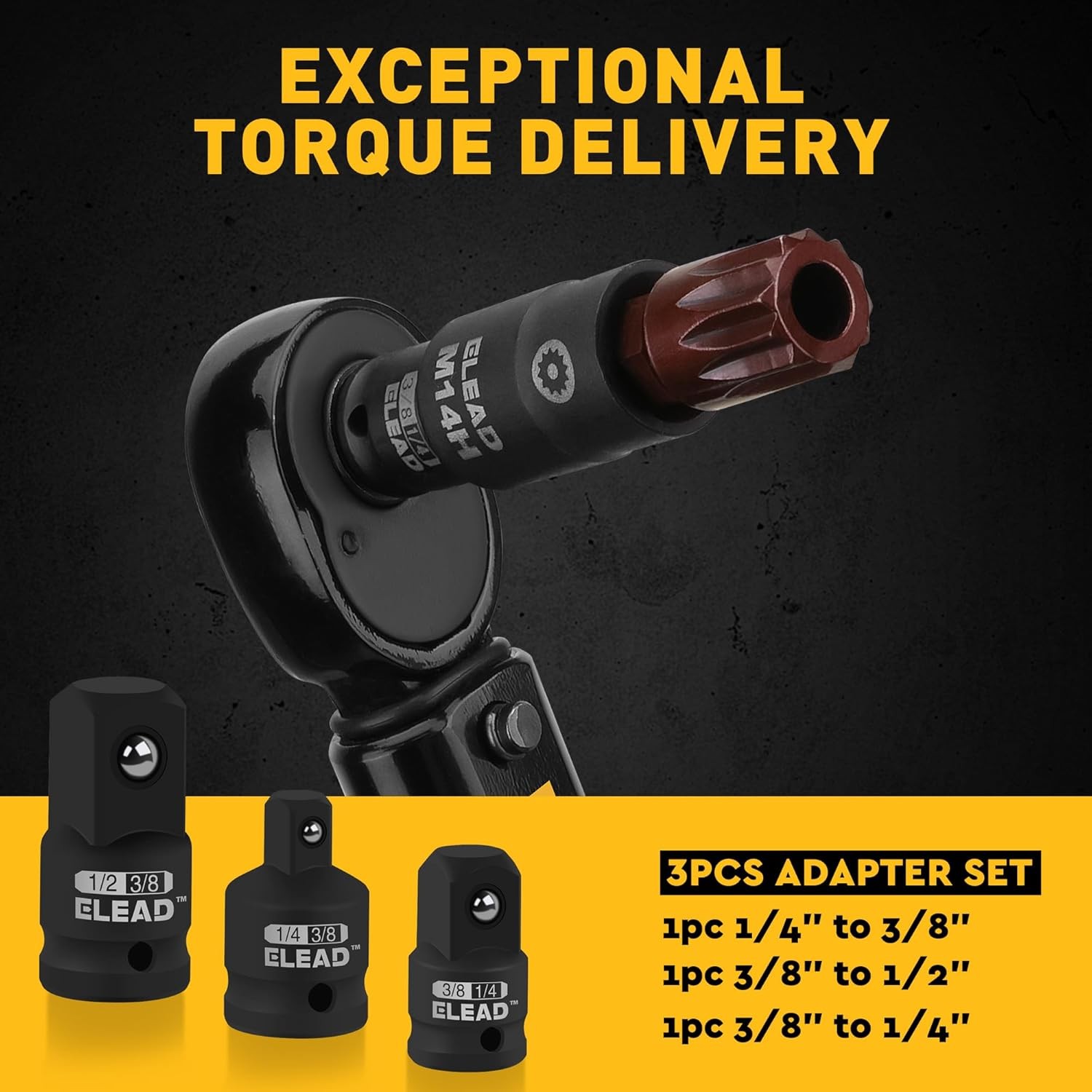 13-Piece XZN Triple Square Spline Bit Impact Socket Set – Premium S2 M4-M18