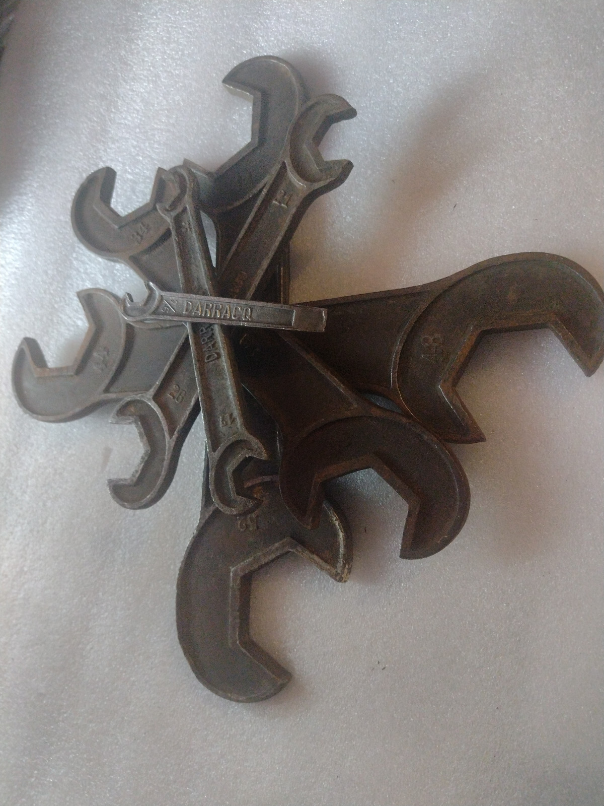 DARRACQ Wrenches Spanners Vintage 1900’s Rare for Classic Vehicles Automotives