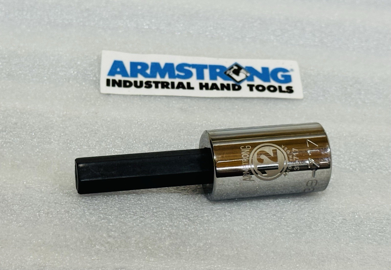 Armstrong 12MM 1/2” Drive Socket Hex Key Bit 3 Inches Tall MADE IN USA # 39-717