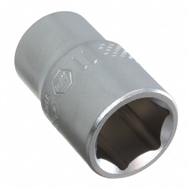 Wiha 33325 6 Point – 1/4 Inch Drive Socket – 11.0mm x 25mm
