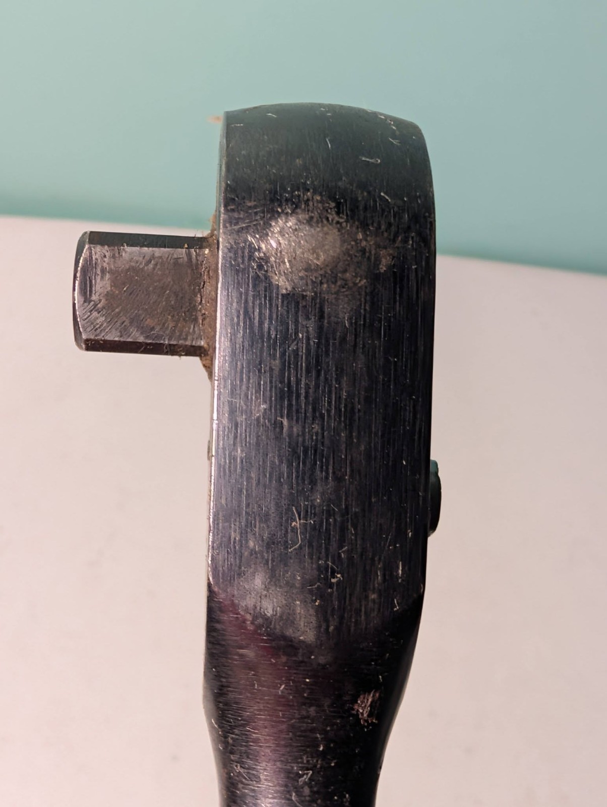 Snap-On GS832 Made In USA 3/8″ Drive Black Oxide 10″ Long Rachet Vintage Works
