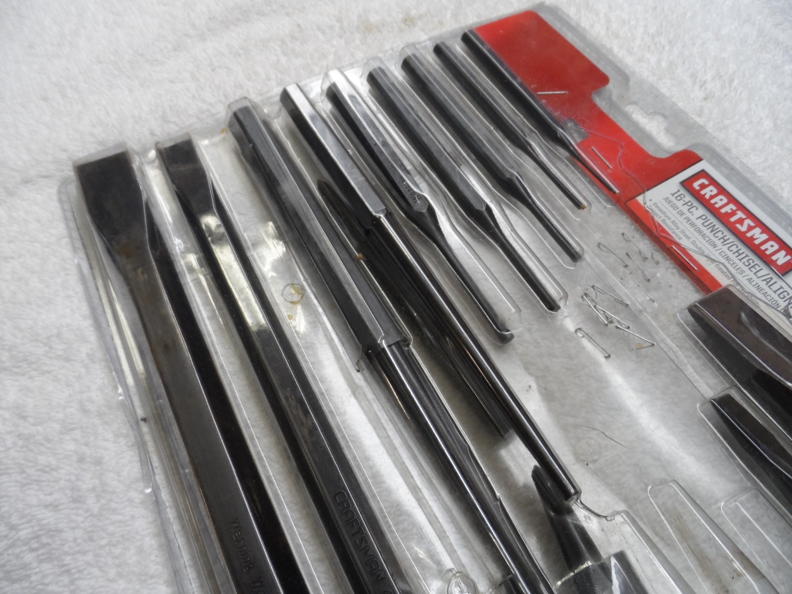 Craftsman Punch Chisel Alignment Set, made in China, 16 pcs – PN 43113 (package)