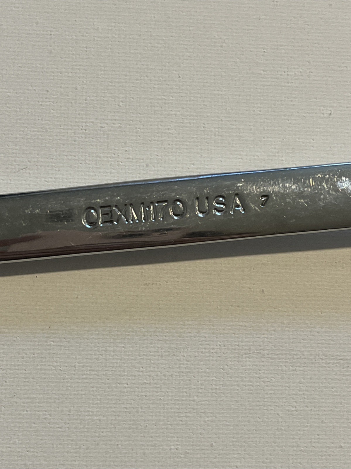 Snap On 17MM 12PT Metric Chrome Combination Wrench OEXM170B