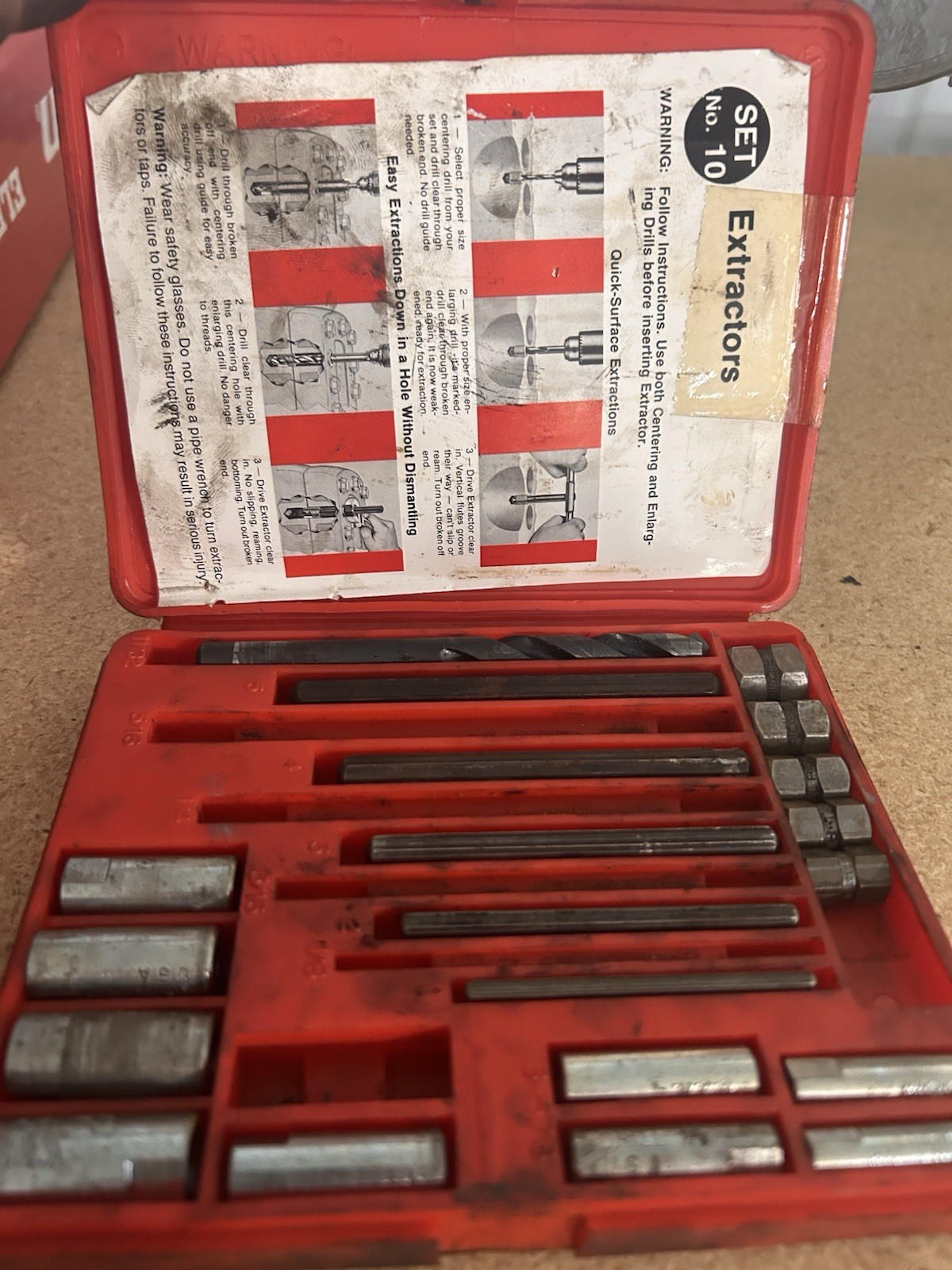 MAC Tools Screw Extractor Set No SE 10