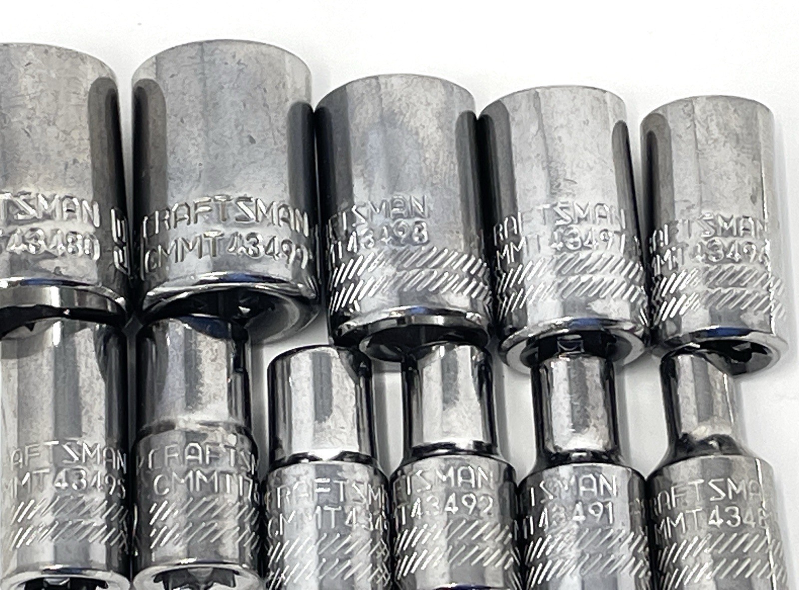 CRAFTSMAN 1/4” 6 Point Shallow Socket Set Standard SAE 11 Pieces