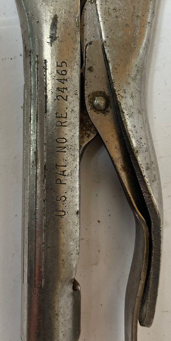 Craftsman Tools 7.5″ Locking Vise Grip Pliers 24465 Made In USA Vintage