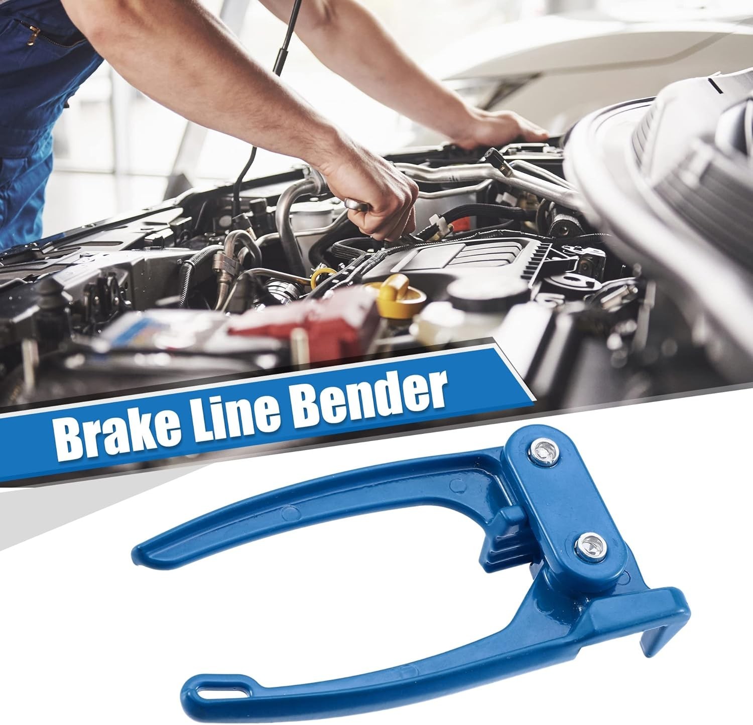 Universal 1/8″ to 1/4″ Brake Line Bender – Durable Handheld Tool for Precision