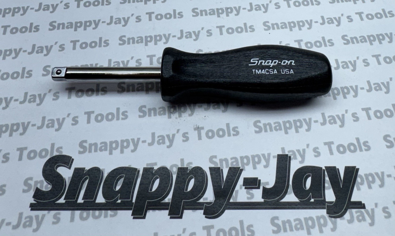 Snap-on Tools USA NEW BLACK Hard Handle 1/4″ Standard Shank Driver TM4CSA