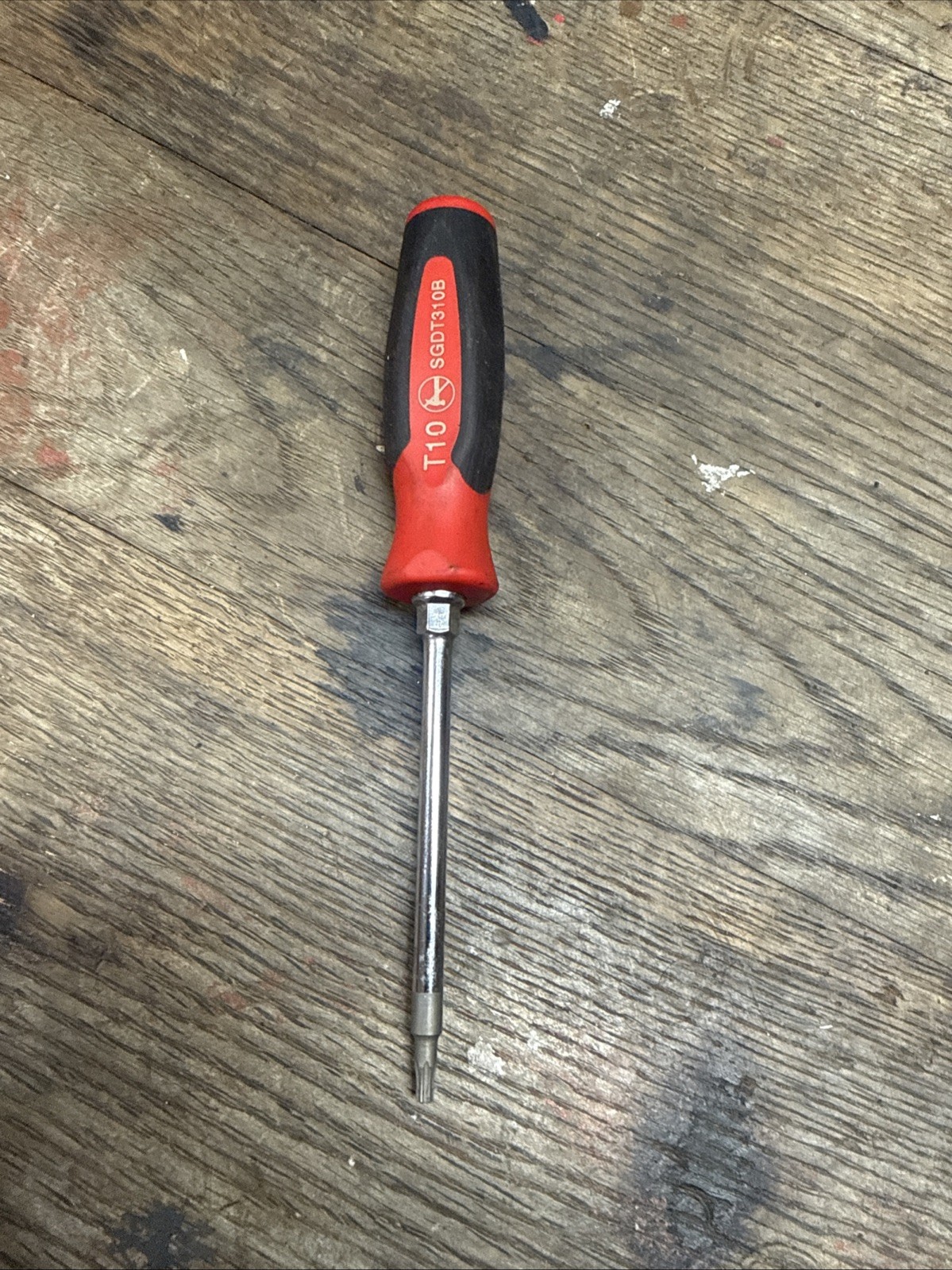 Snap On Tools SGDT310B T10 Torx Miniature Screwdriver RED Soft Grip Handle
