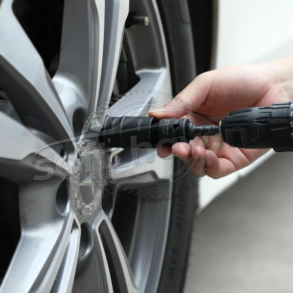 5PCS 1/2″ THIN WALL FLIP IMPACT SOCKET SET FOR AUTO RIMS TIRES LUG NUTS US