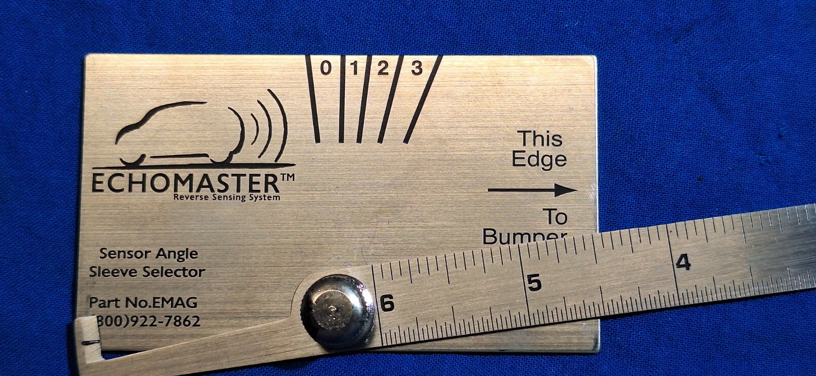 Echomaster EMAG Raer Camera sensor angle sleeve selector gauge