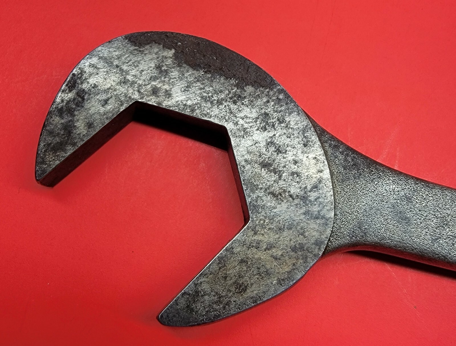 Vtg MAC Tools DA36 American SAE 1-1/8 Angle Head 4 Way Open End Wrench USA