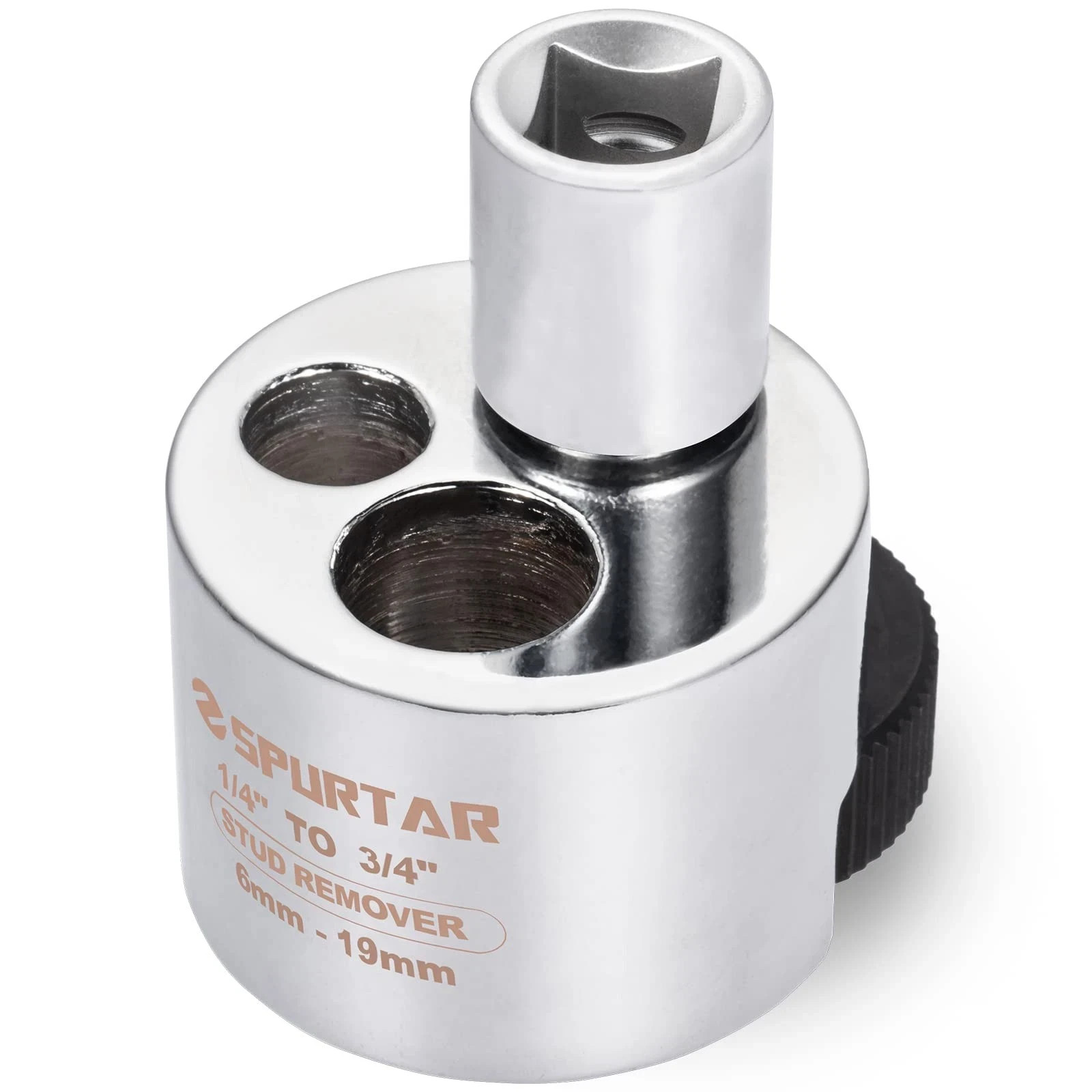 Spurtar Stud Remover Fit 1/4″ to 3/4″ (6 19mm) Bolt Extractor Nut Silver