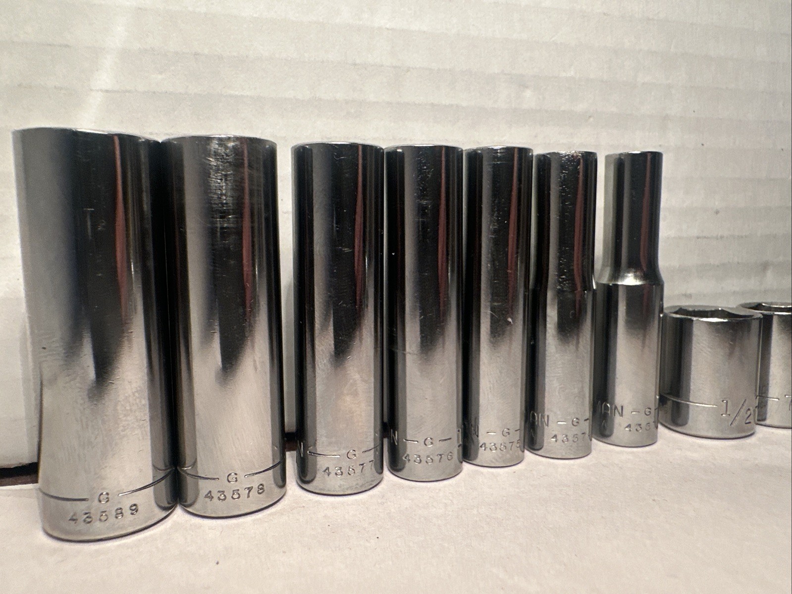 Craftsman 29 Piece SAE 1/4” Drive Set w/Ratchet , 6 & 12 point sockets &more USA