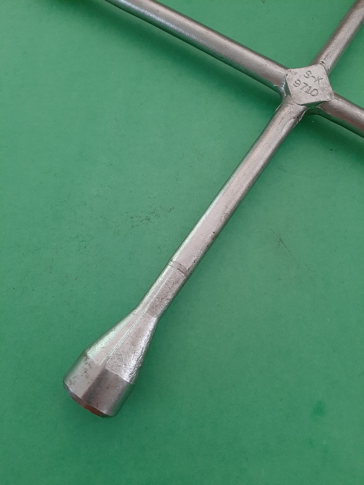 NOS NEW S-K Tools 4-way Tire Iron Lug Wrench USA 9710 3/4 13/16 7/8″ 19mm