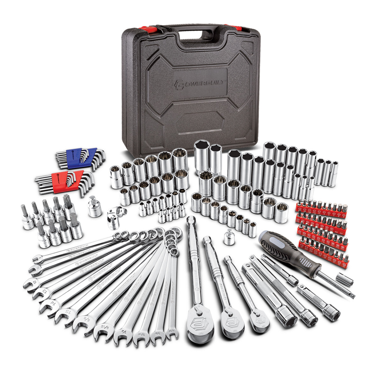 Powerbuilt 152 Piece Master Mechanic’s Service Tool Set – 642453